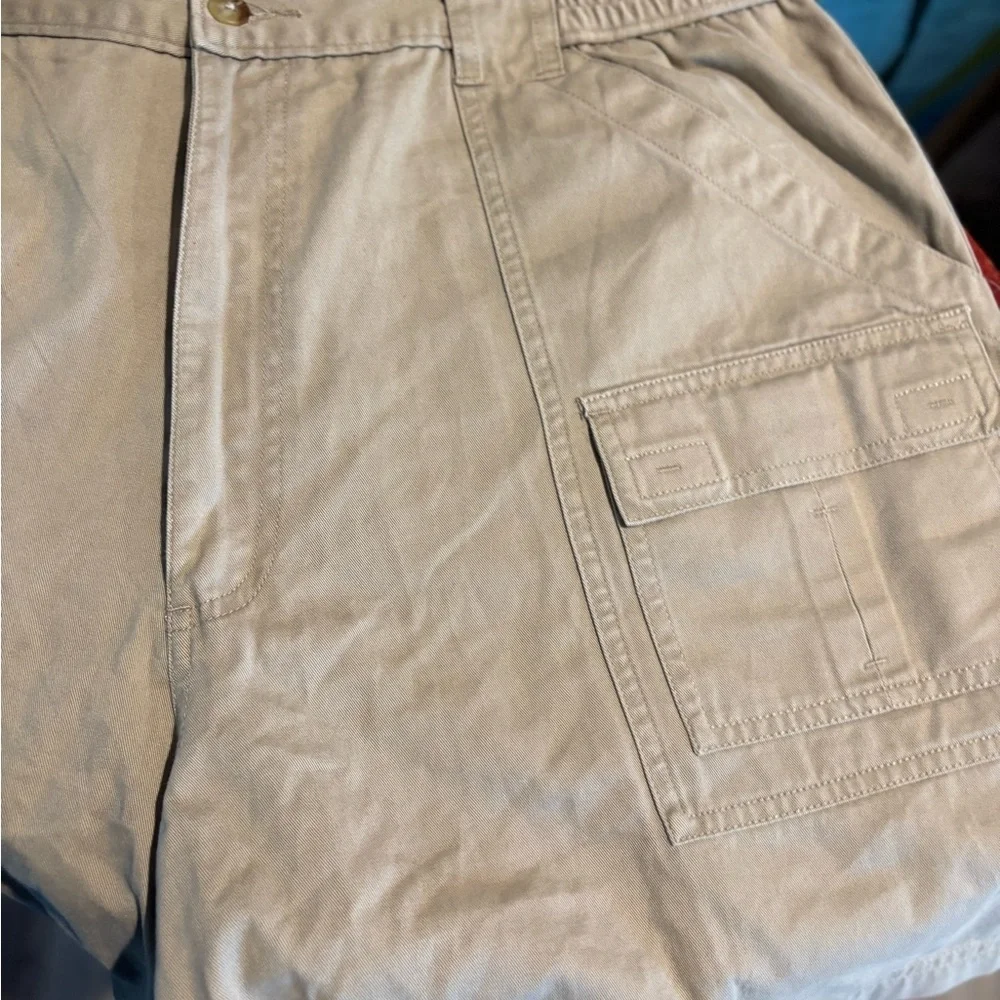 Source Unknown Tan Cargo Shorts Relaxed Fit